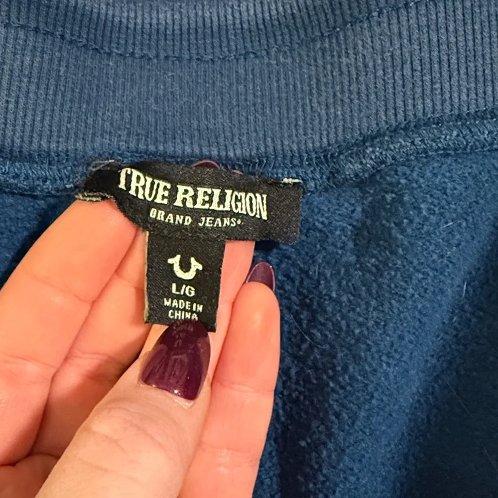 True Religion Washed Blue Joggers